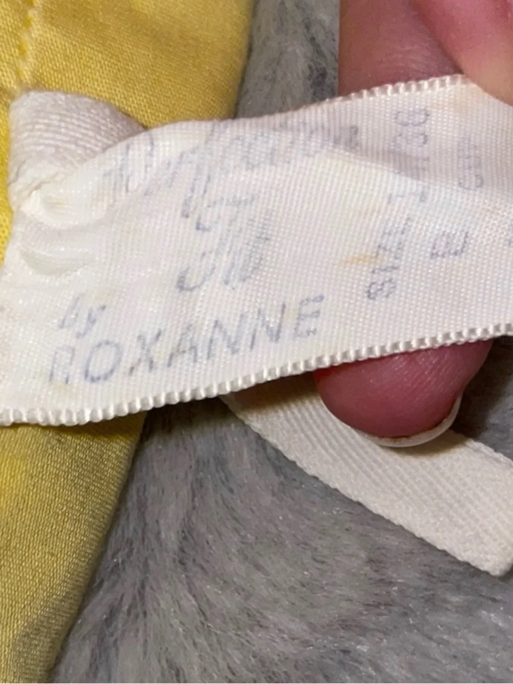 Vintage Roxanne Argyle Longline Bra Top Yellow Brown Size 14 36B